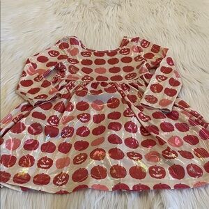 Pink Chicken Girls Lame Steph Dress—Pumpkins